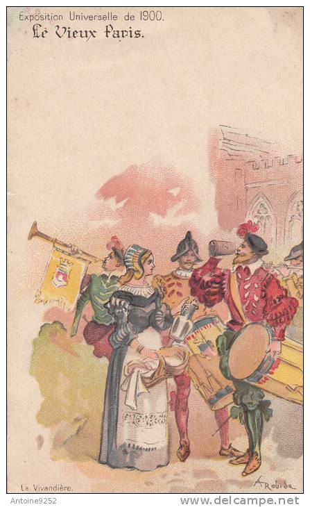Exposition Universelle De 1900 - Le Vieux Paris - La Vivandière - Robida Illustrateur - Robida