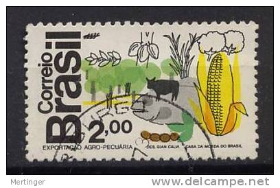 Brazil Brasilien Mi# 1355 Used Mais Corn 1972 - Gebraucht