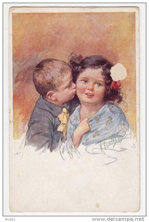 ILLUSTRATORS KARL FEIERTAG CHILDREN Nr. 1147/6 OLD POSTCARD - Feiertag, Karl