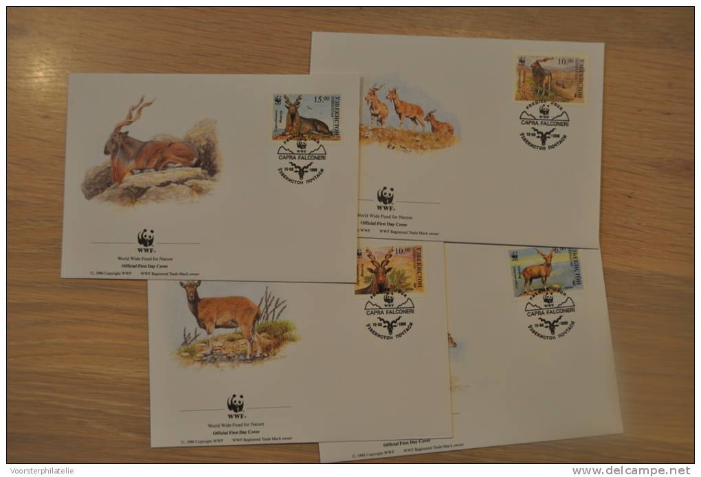 157 ++ WWF FDC OEZBEKISTAN DEAR HERT HIRSCH - Uzbekistán