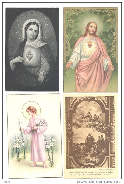 RELIGION - Lot De 8  Cartes Postales - Images Pieuses (hon) - Andere & Zonder Classificatie