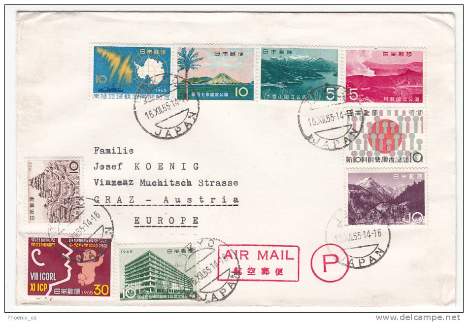 JAPAN - Tokyo, Cover, Year 1965, Air Mail - Brieven En Documenten