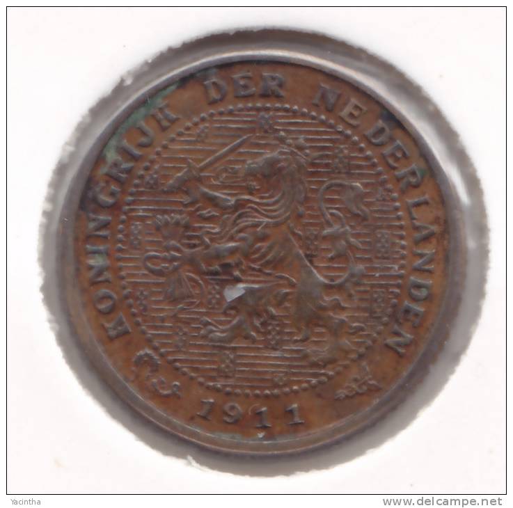 @Y@  Nederland 1/2 Cent   1911  ZF     (2038) - 0.5 Cent