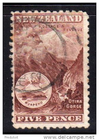 NOUVELLE  ZELANDE - N° 76  Obl    (1898) - Used Stamps
