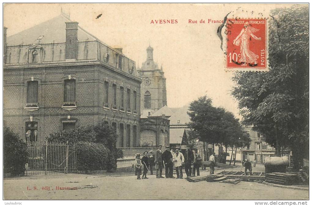 59 AVESNES SUR HELPE RUE DE FRANCE - Avesnes Sur Helpe