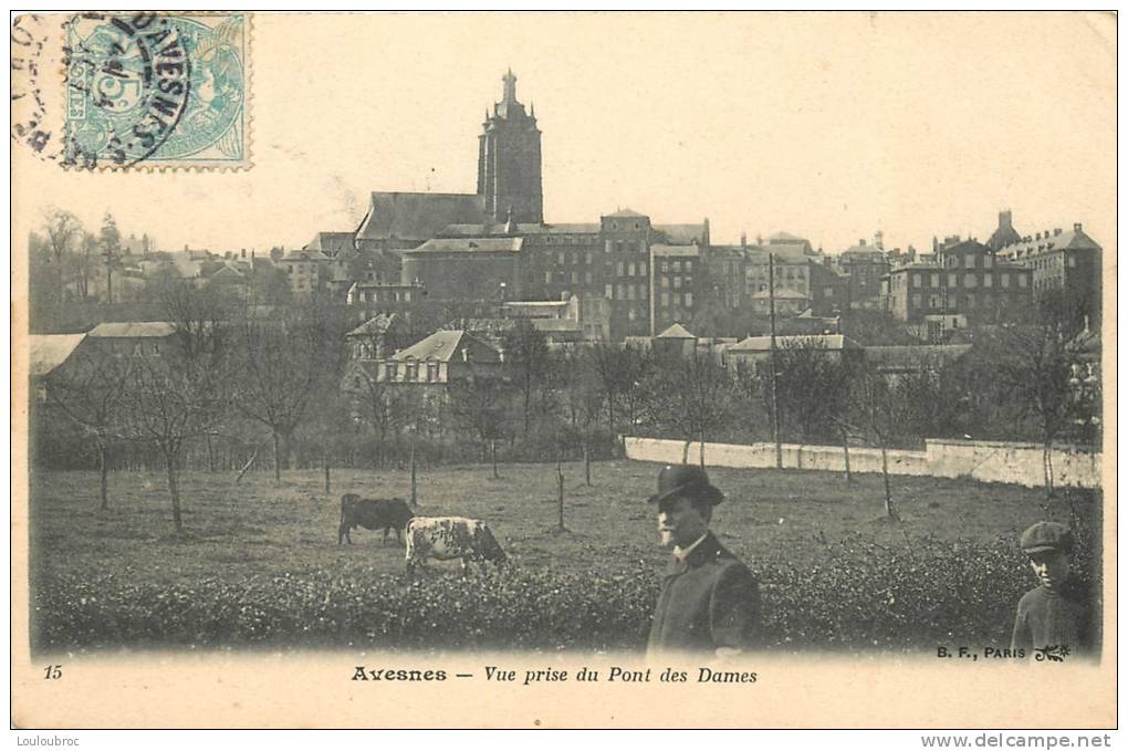 59 AVESNES SUR HELPE VUE PRISE DU PONT DES DAMES - Avesnes Sur Helpe