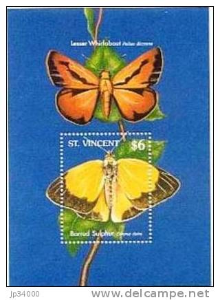 SAINT VINCENT PAPILLONS. (Yvert : BF 61F) MNH ** SCHMETTERLINGE  BUTTERFLIES - MARIPOSAS - Papillons