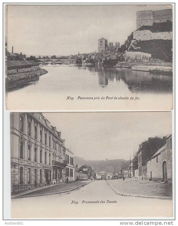 16728g Huy - Série 10 Cartes LE VAL - CHEMIN De La SARTHE - PONT De CHEMIN De FER - HOTEL De VILLE - La COLLEGIALE... - Hoei