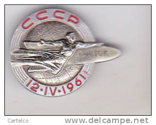 USSR - Russia - Old Pin Badge - Vostok - 1961 -russian Space Program - Ruimtevaart