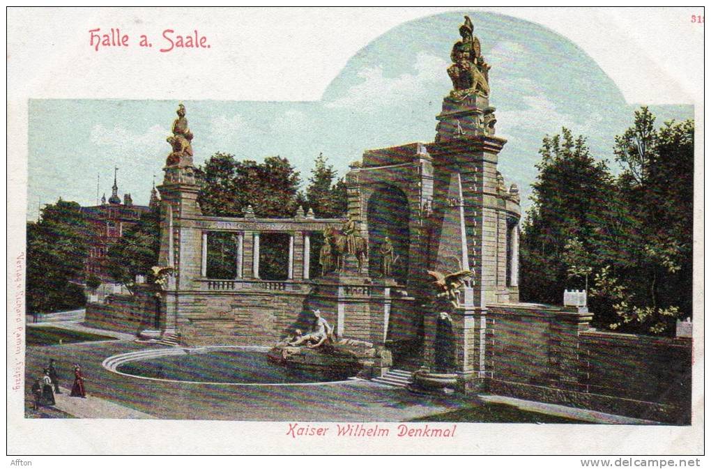 Halle A.S 1900 Postcard - Halle (Saale)