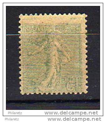 Semeuse Lignée N° 130h Neuf * - Recto-verso - Cote 27€ - Unused Stamps