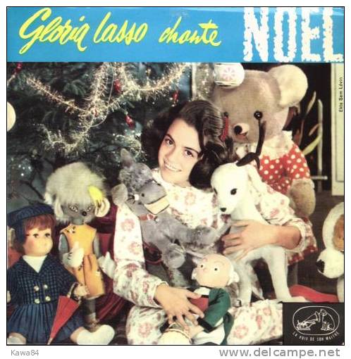 EP 45 RPM (7")  Gloria Lasso  "  Chante Noël  " - Weihnachtslieder