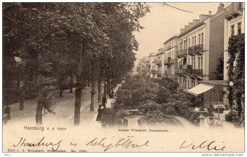 Homburg V.d. Hohe 1900 Postcard - Bad Homburg