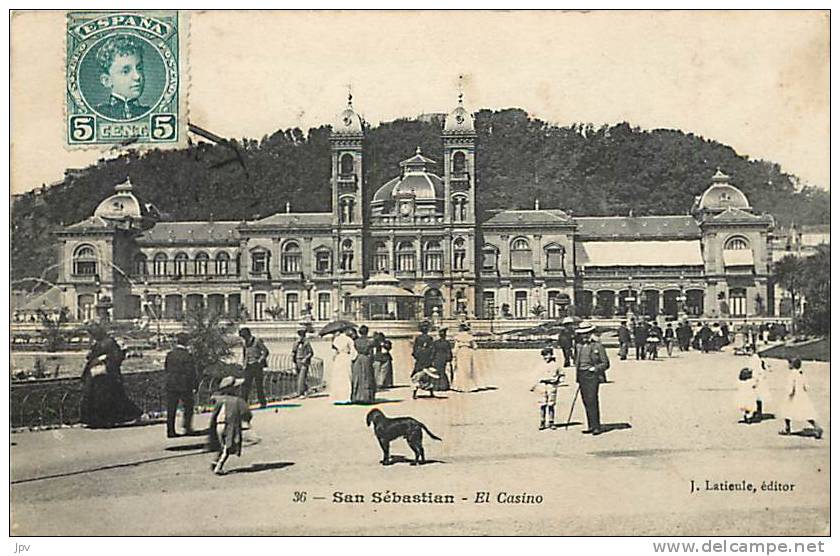 ESPAGNE . SAN SEBASTIAN . EL CASINO . - Andere & Zonder Classificatie