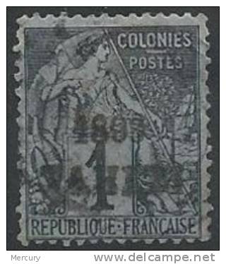 TAHITI - 1 C. Alphée Dubois Avec La Surcharge De 1893 Oblitéré - Usati