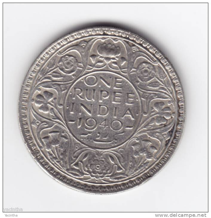 @Y@      India 1 Rupee 1940 George VI         (2050) - Inde