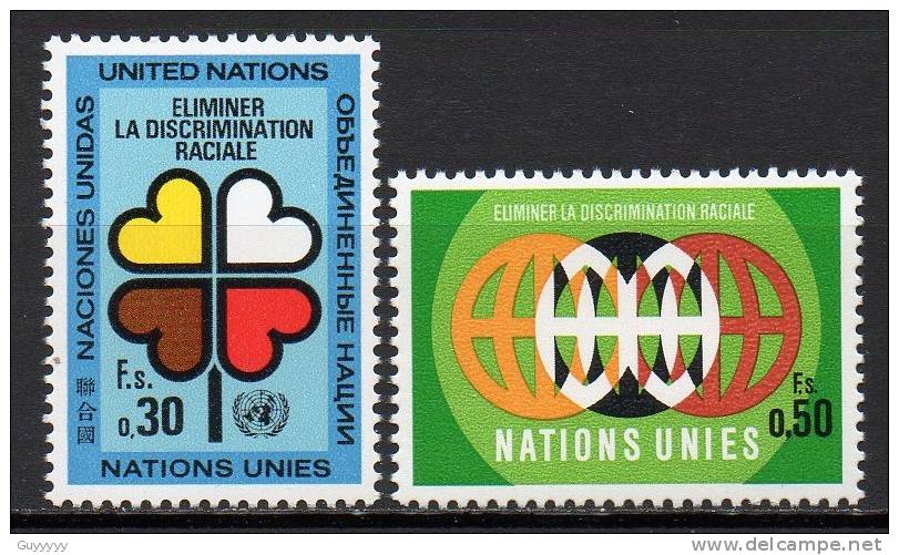 Nations Unies (Genève) - 1971 - Yvert N° 19 & 20 ** - Nuevos