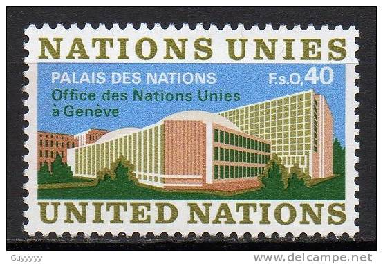 Nations Unies (Genève) - 1972 - Yvert N° 22 ** - Unused Stamps