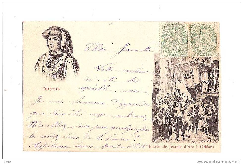 JEANNE D´ARC. - Entrée De J. D'Arc à Orléans. Dunois. - Historical Famous People