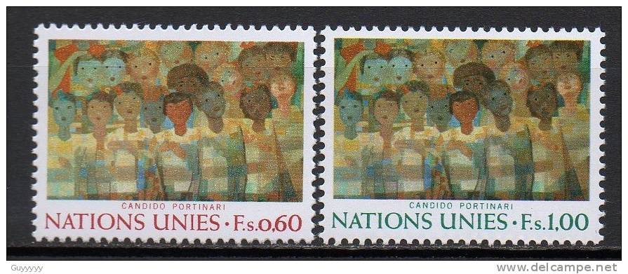 Nations Unies (Genève) - 1974 - Yvert N° 41 & 42 ** - Nuevos