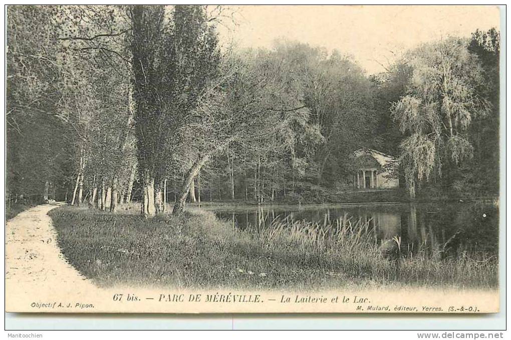 DEP 91 MEREVILLE LE PARC LAITERIE ET LAC - Mereville