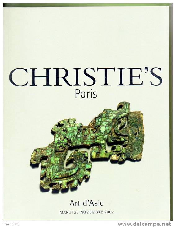 Catalogue CHRISTIE\'S Novembre 2002 -Art D\'Asie - Riviste & Cataloghi