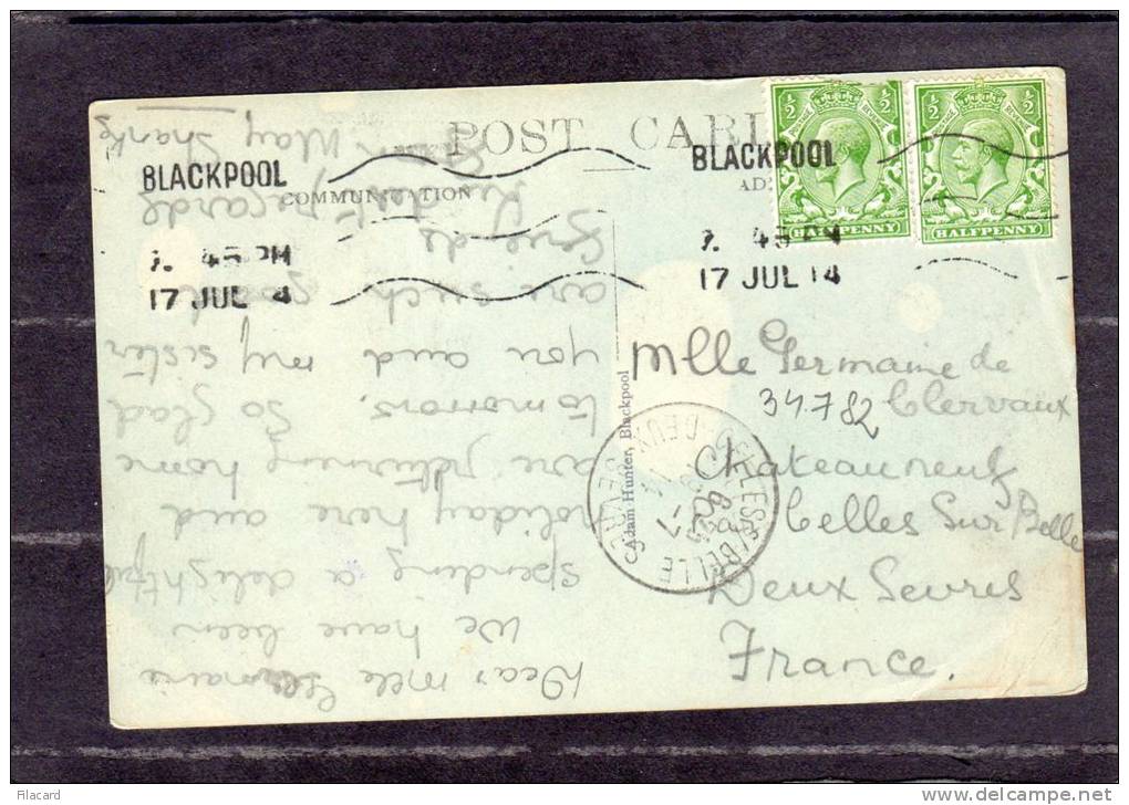 34782    Regno  Unito,     Blackpool  -  Rough  Sea,  VG  1914 - Blackpool