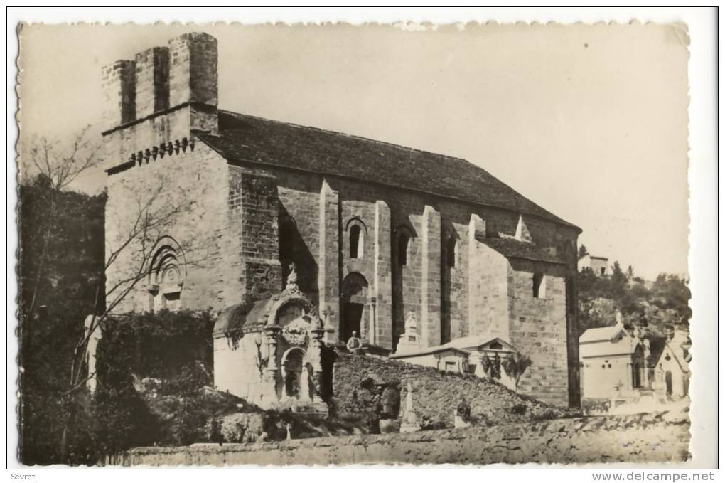 LAMALOU Les BAINS  -  Anciennes Eglise Prieurale De Saint Pierre De Rèdes-    CPSM. - Lamalou Les Bains