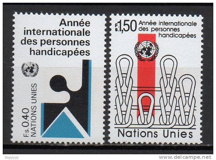 Nations Unies (Genève) - 1981 - Yvert N° 97 & 98 ** - Neufs