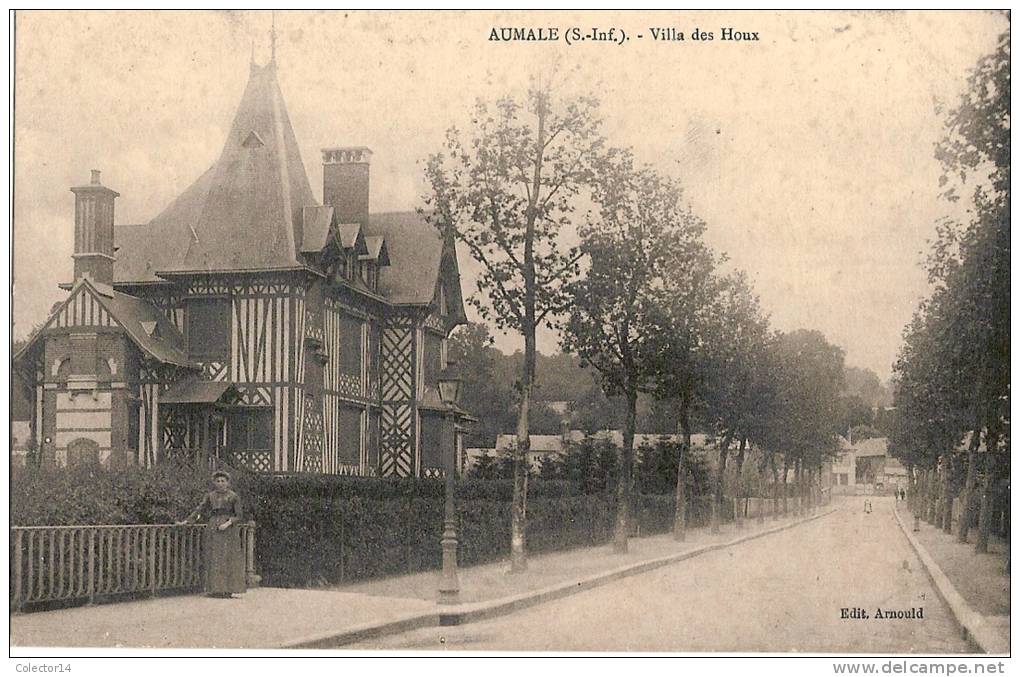 76 AUMALE  VILLA DES HOUX 1916 - Aumale