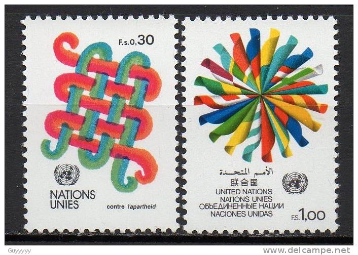 Nations Unies (Genève) - 1982 - Yvert N° 103 & 104 ** - Neufs