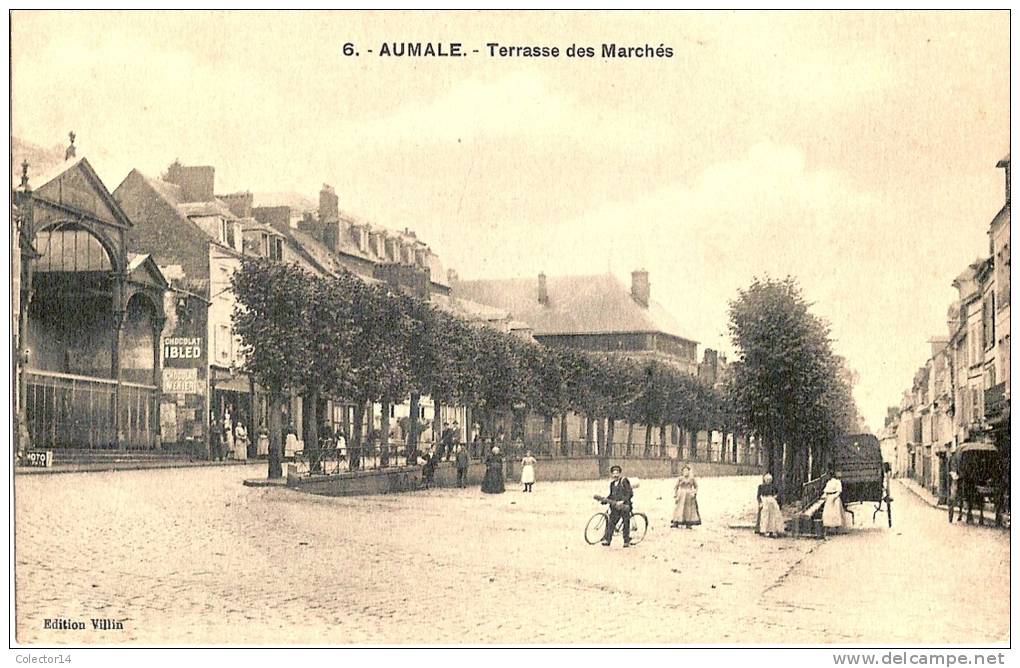 76 AUMALE  TERRASSE DES MARCHES - Aumale