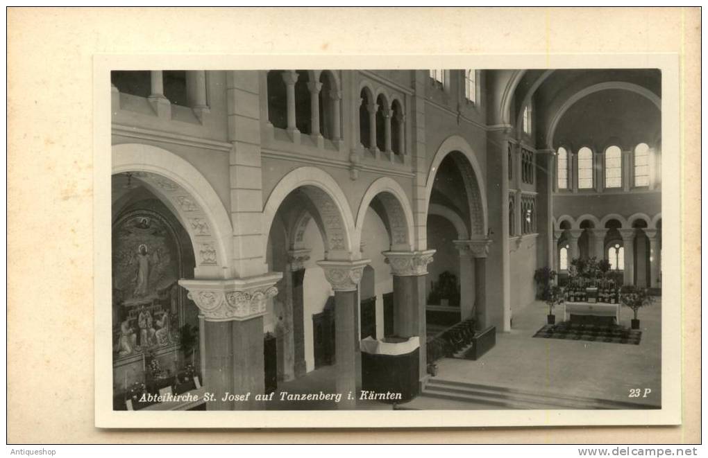 Austria-----Abteikirche St. Josef Auf Tanzenberg-----old Postcard - Altri & Non Classificati