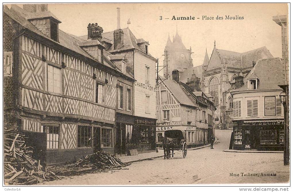 76 AUMALE  PLACE DES MOULINS - Aumale