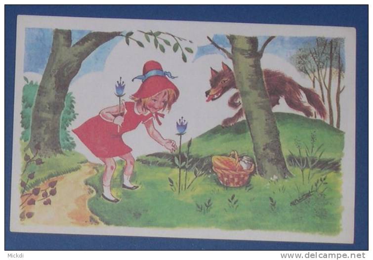 LE PETIT CHAPERON ROUGE -CONTE - ILLUSTRATION PECOURT-BON POINT ECOLE - Histoire Au Dos- EDITIONS EDUCATIVES - 9 X 14 Cm - Autres & Non Classés