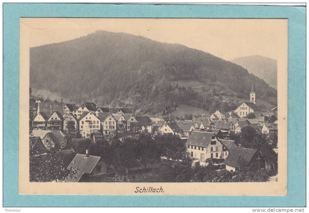 SCHILTACH  -  ( 1911   ) -  BELLE CARTE  - - Schiltach