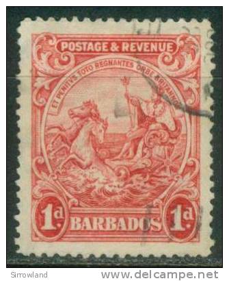 Barbados  1925  Freimarke - Neues Kolonialsiegel  (1 Gest. (used))  Mi: 136 (0,10 EUR) - Barbades (1966-...)