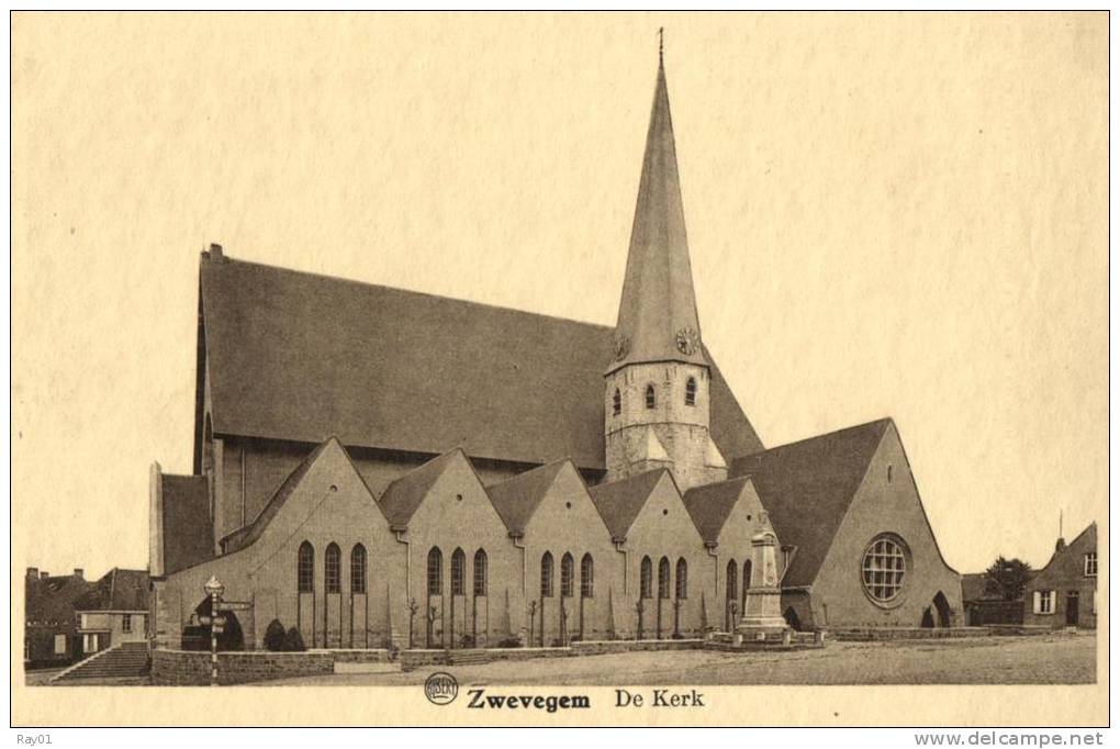 BELGIQUE - FLANDRE OCCIDENTALE - ZWEVEGEM - De Kerk - L'Eglise. - Zwevegem