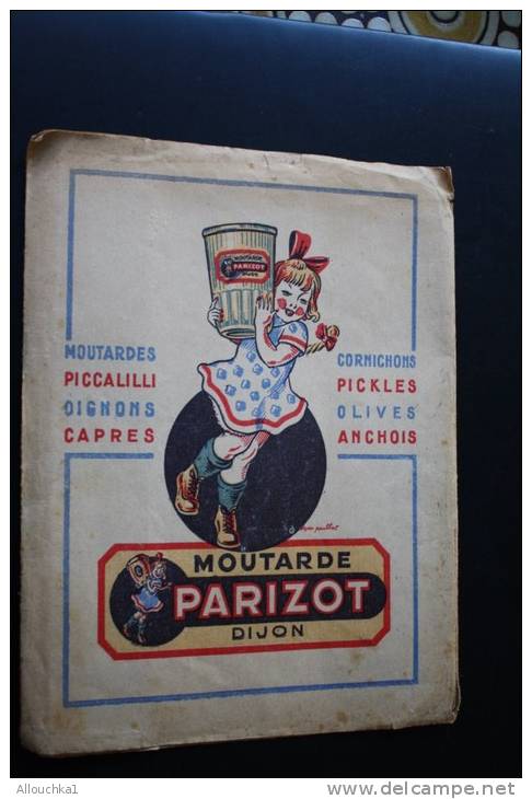 Protège-cahiers Moutarde PARIZOT Dijon: Entrer Dans La Danse Voyez Comment Danse ,dansez, Chantez Parizot Et Parmi Nous! - Mosterd