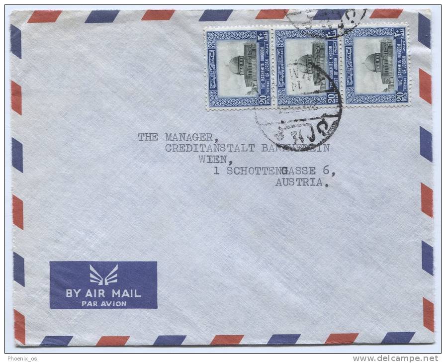 Jordan - AMMAN,The British Bank Memorandum Envelope, Air Mail - Jordanien