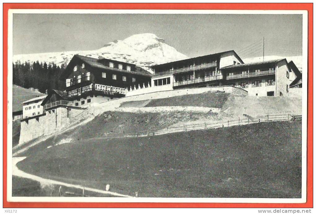 C1138 Wergenstein,Ferienheim Des SMUV, Haus Piz Vizan. Gelaufen In 1946 Kohler Foto-Karte - Casti-Wergenstein