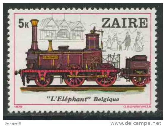 Zaire 1980 Mi 624 YT 964 ** "Elephant"  (1835) - Belgium - Treinen