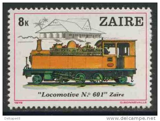 Zaire 1980 Mi 625 YT 965 ** Locomotive No. 601 - Zaire - Treinen