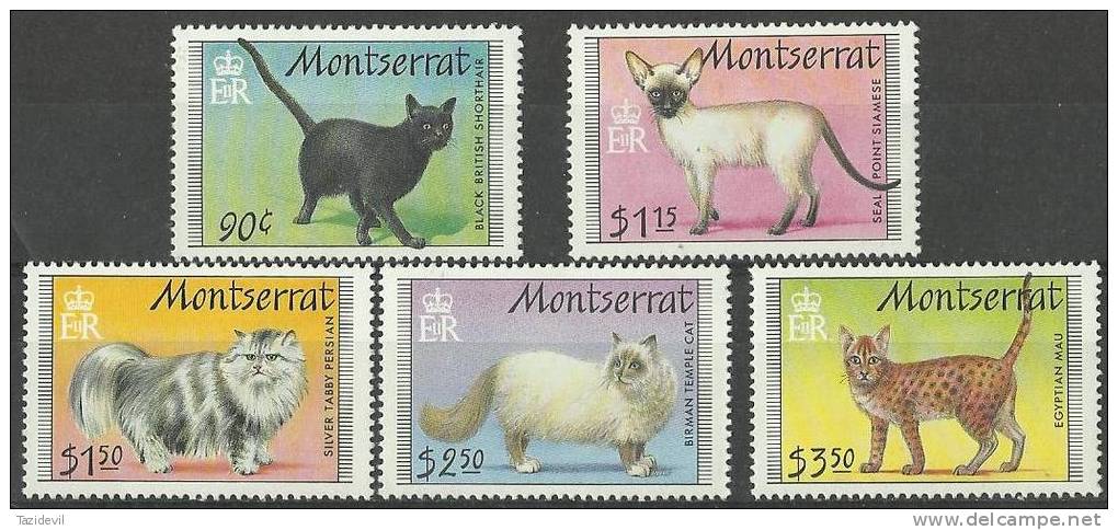 MONTSERRAT - 1991 Cats. Scott 784-8. MNH ** - Montserrat