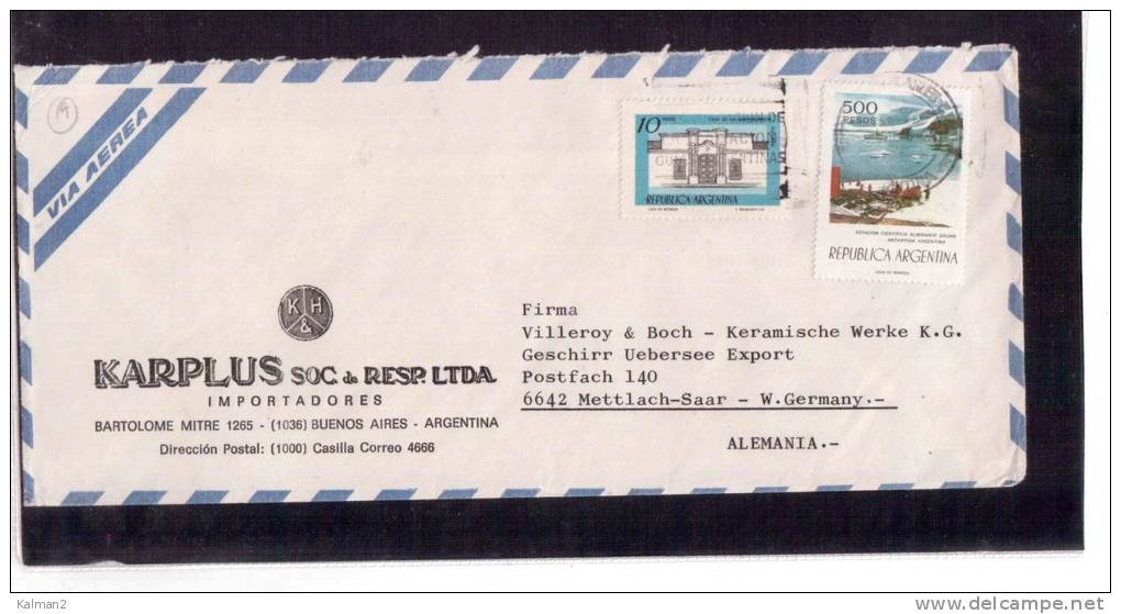 AV.593  -   ARGENTINA  POSTAL HISTORY - Briefe U. Dokumente