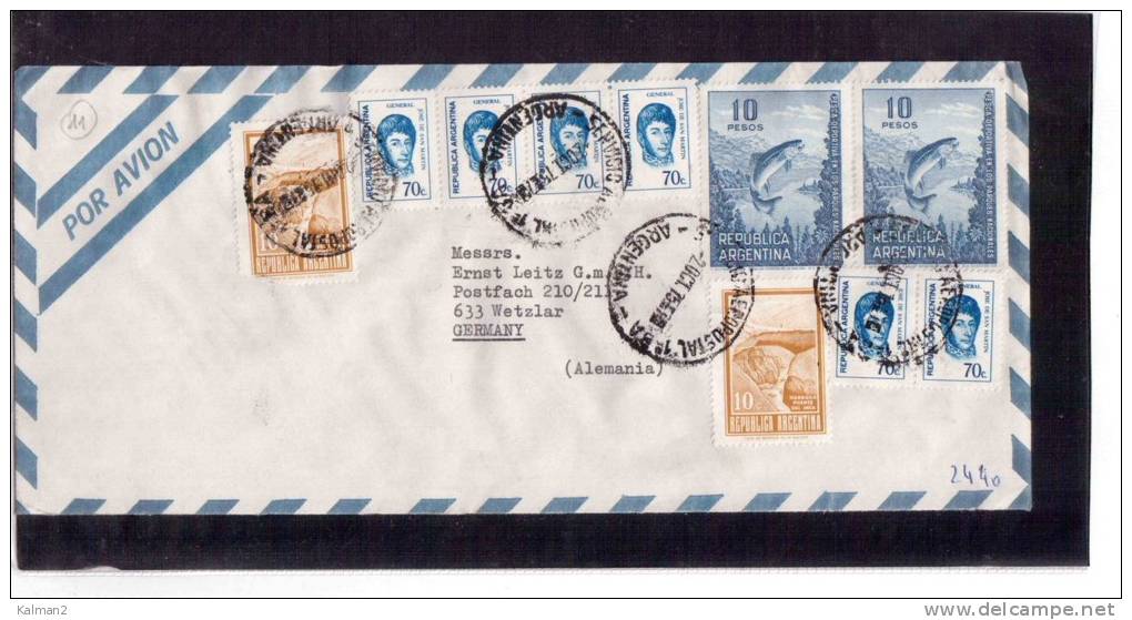 AV.595   -   ARGENTINA  POSTAL HISTORY - Lettres & Documents