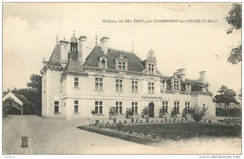 37 Château De Bel Ebat, Par CHAMPAGNY SUR VEUDE - Champigny-sur-Veude