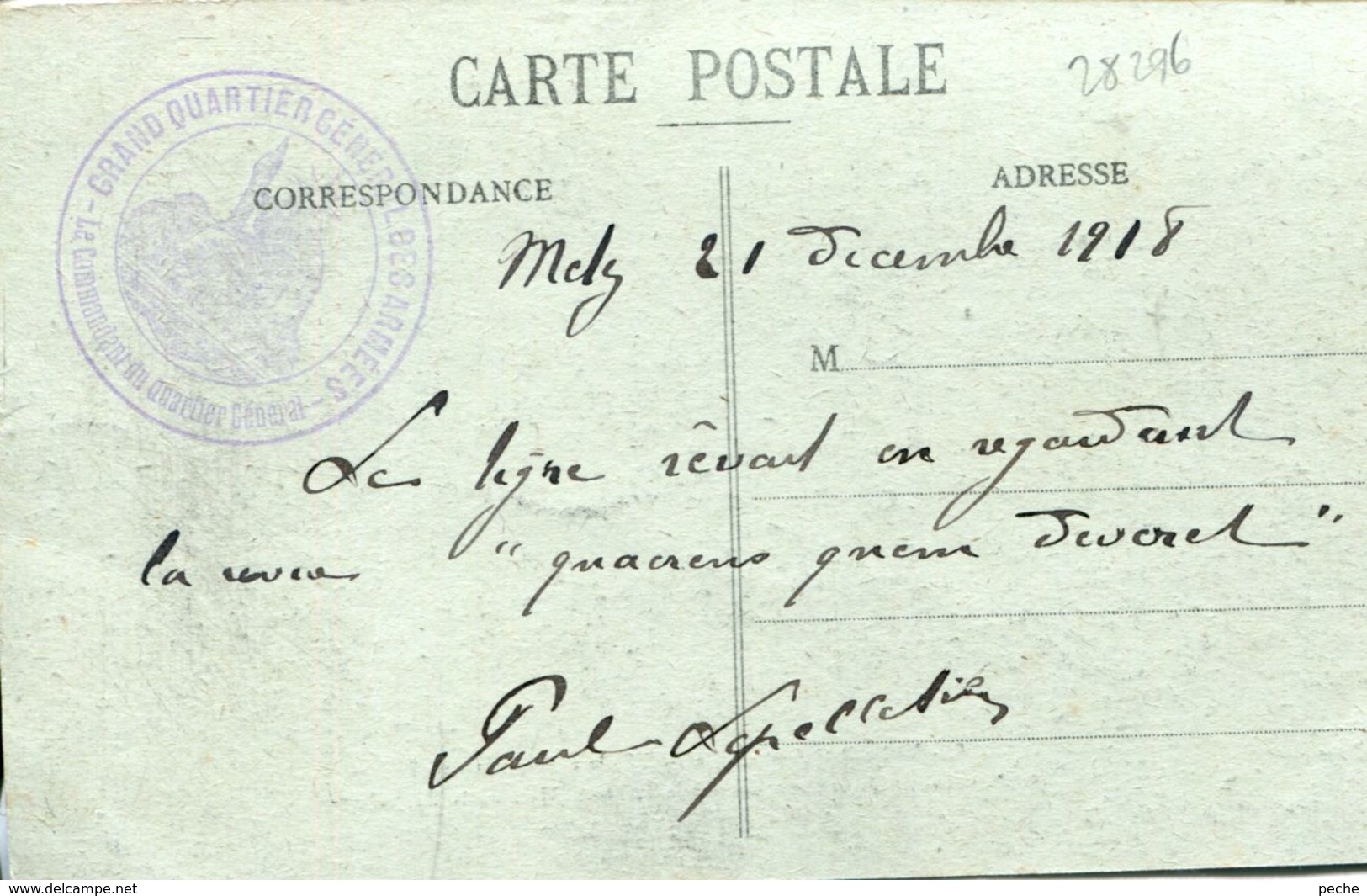 N°28296 -cpa Visite Présidentielle à Metz -Poincaré Et Clémenceau- - Personnages