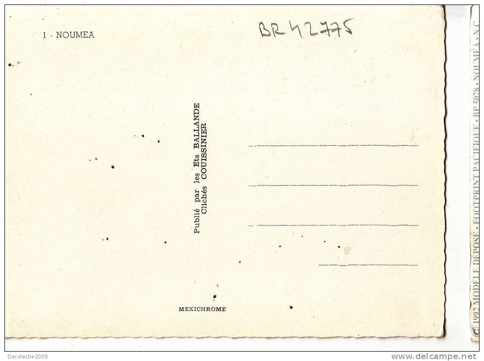 BR42775  Noumea     2 Scans - New Caledonia