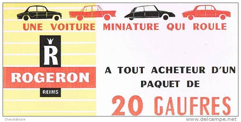 BUVARD : GAUFRES ROGERON REIMS - Sucreries & Gâteaux